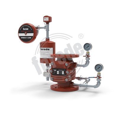 วาล์วตรวจสอบสัญญาณเตือนสำหรับระบบสปริงเกลอร์